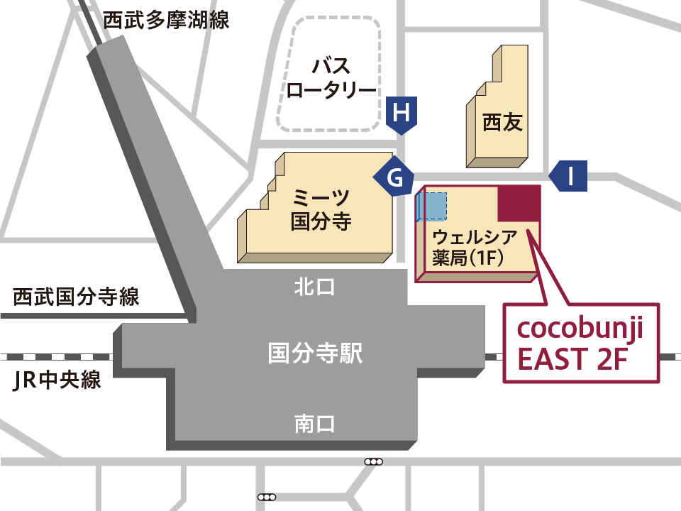 国分寺駅おなかのカメラクリニックの周辺地図